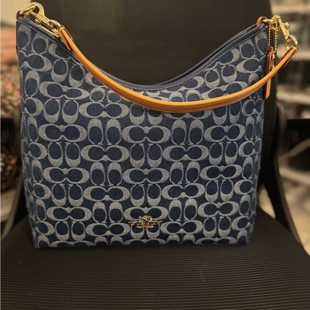 Coach Denim Large Laurel